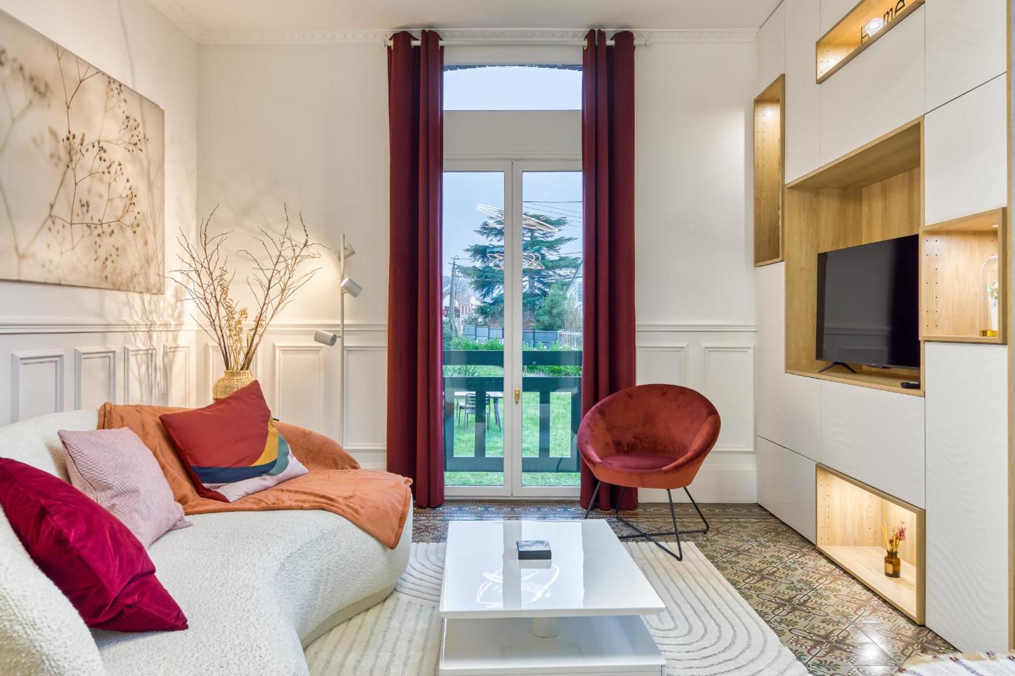 Rose Ecrin De Charme Avec Parking Terrasse Privee Et Jardin Partage Lejlighed Grand-Couronne Eksteriør billede